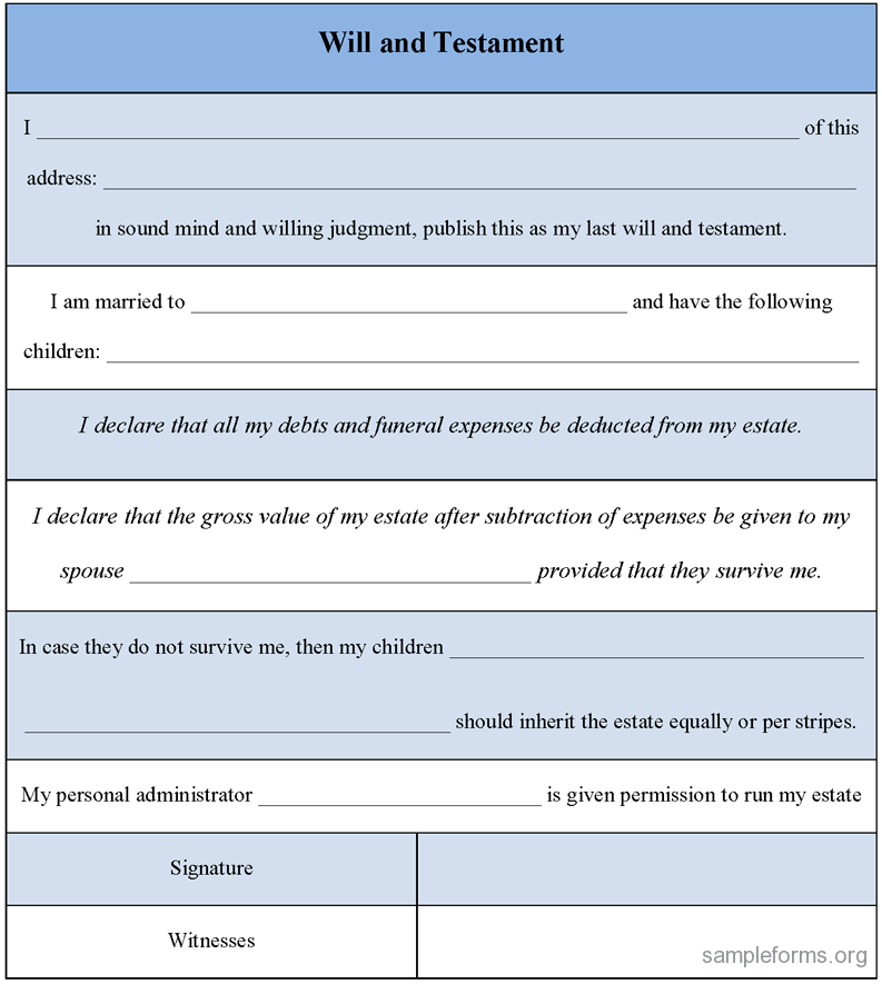 Weâ€™ve adapted the established Last Will and Testament clauses into ...